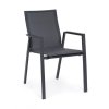 Zahradní jídelní židle KRION antracit