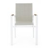 Zahradní jídelní židle KUBIK bílá
