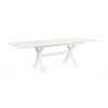 Rozkládací zahradní stůl KENYON 180X100cm bílý