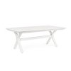 Rozkládací zahradní stůl KENYON 200X110cm bílý