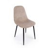 Sametová jídelní židle IRELIA béžová