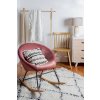 Houpací křeslo ANNIKA růžové