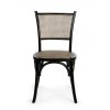 Dřevěná jídelní židle CARREL černá