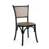 Dřevěná jídelní židle CARREL černá