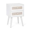 Noční stolek MONTIEL se dvěma šuplíky
