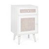 Noční stolek MONTIEL s dvířky a šuplíkem