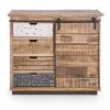 Dřevěná komoda TUDOR 85x90 cm