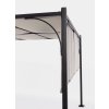 Hliníková pergola se stínící látkou GAZEBO 3x3m antracit