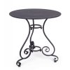 Kulatý zahradní stůl ETIENNE antracit o70 cm