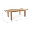 Zahradní rozkládací teakový stůl BOUNTY 180x100 cm