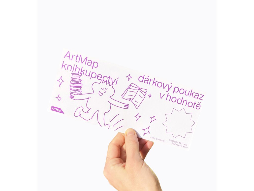 Artmap knihkupectvi darkovy poukaz