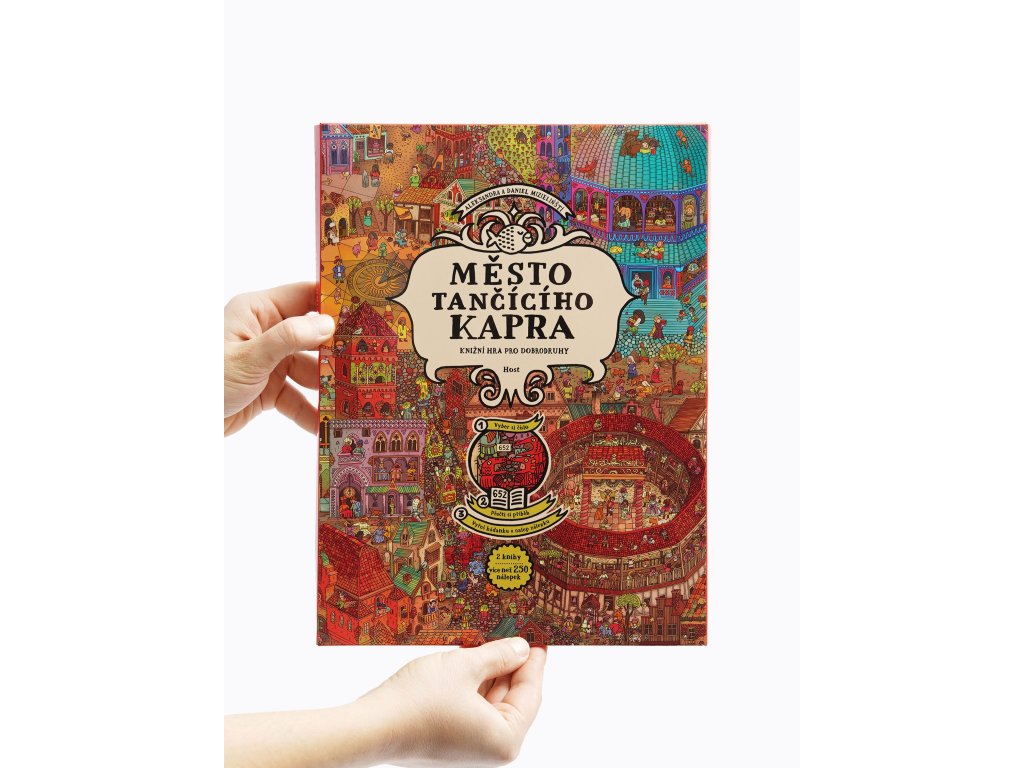 Město Tančícího kapra / Knižní hra pro dobrodruhy – Aleksandra Mizielińska,  Daniel Mizieliński