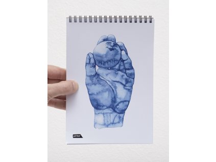Zápisník Ruka ArtMap (Jana Jarošová)