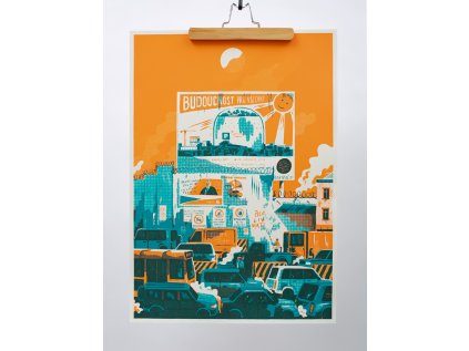 Jindřich Janíček: B2 Sítotisk Budoucnost pro všechny (FŮD)