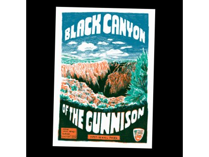 B4 SÍTOTISK "Black Canyon of the Gunnison" – Jindřich Janíček