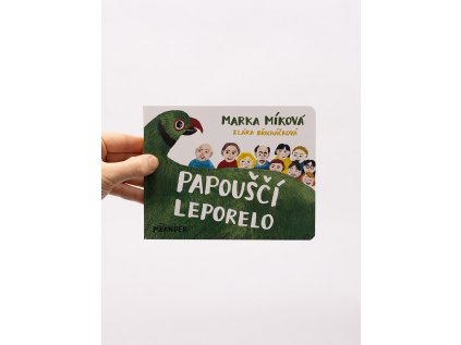 Papouščí leporelo titulka