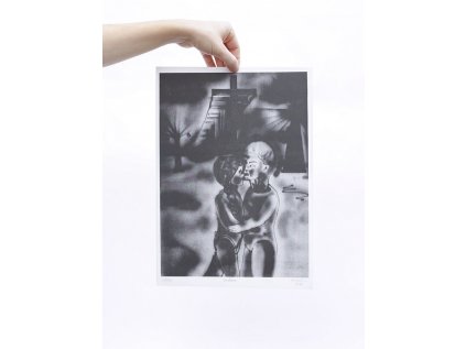 Eva Maceková: A3 Risografie Milenci