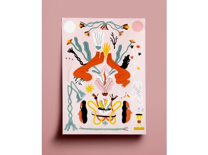 Barbora Idesová: A2 Digitální tisk Everyday witchcraft 02