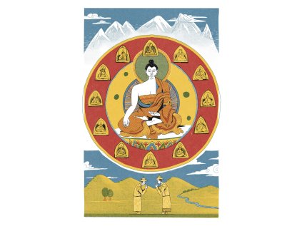 Matyáš Namai: A3 Digitální tisk Buddha