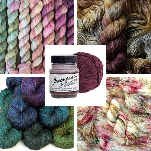Jacquard-Stofffarben