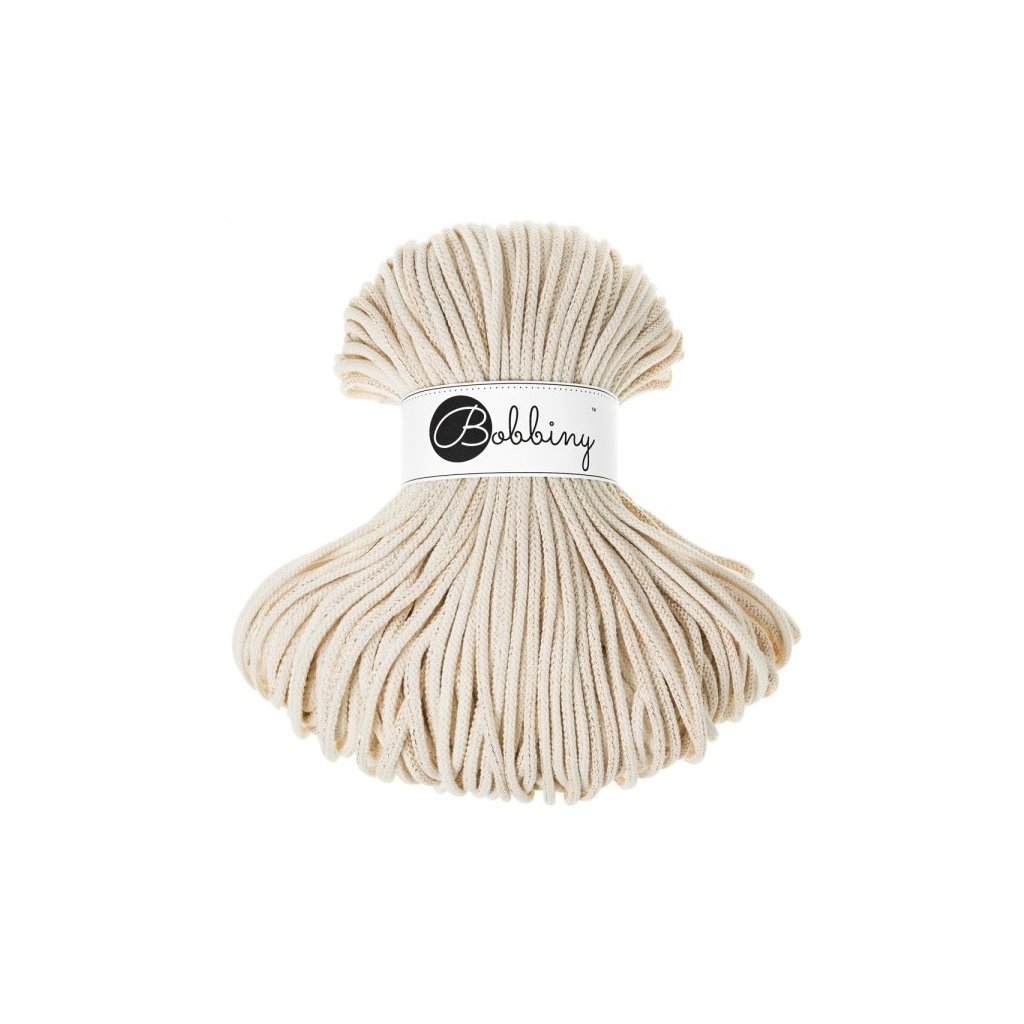 Bobbiny cords PREMIUM 5mm golden natural Kreativni.PROSTOR