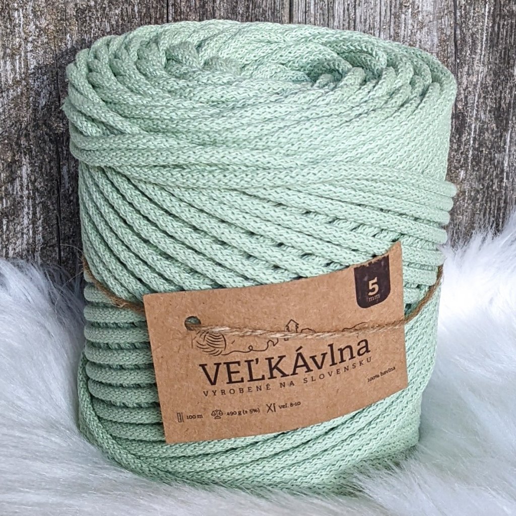 VEL'KÁ vlna cotton cord BOBINOID 5mm Adventurer - Kreativni.PROSTOR