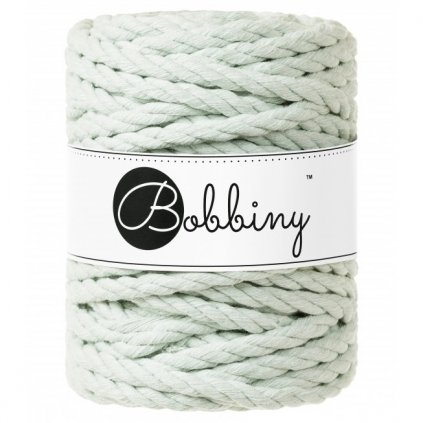 Bobbiny 3ply MACRAMÉ 9MM milky green