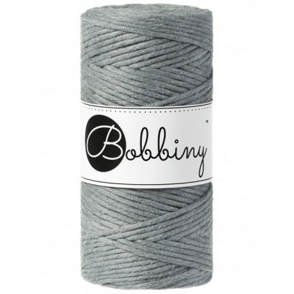 Bobbiny macramé 3mm steel