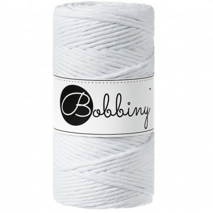 Bobbiny macramé 3mm white