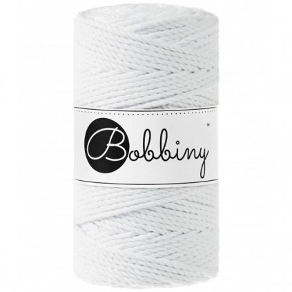 Bobbiny 3ply MACRAMÉ REGULAR white