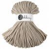 Bobbiny bavlněná šňůra PREMIUM 5mm beige