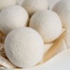 natural wool felt dryer balls