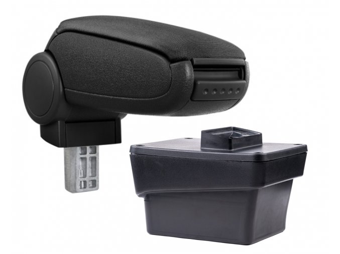 Lakťová opierka Škoda OCTAVIA 3, čierna, textilný poťah