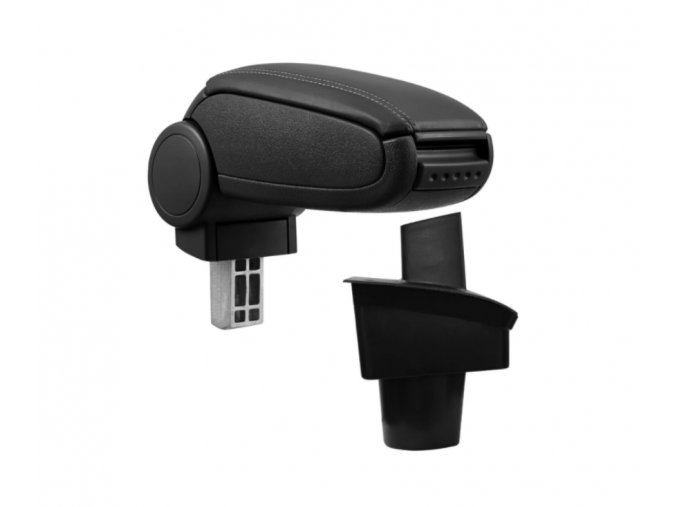 Lakťová opierka VW Passat B6, čierna, eko-koža