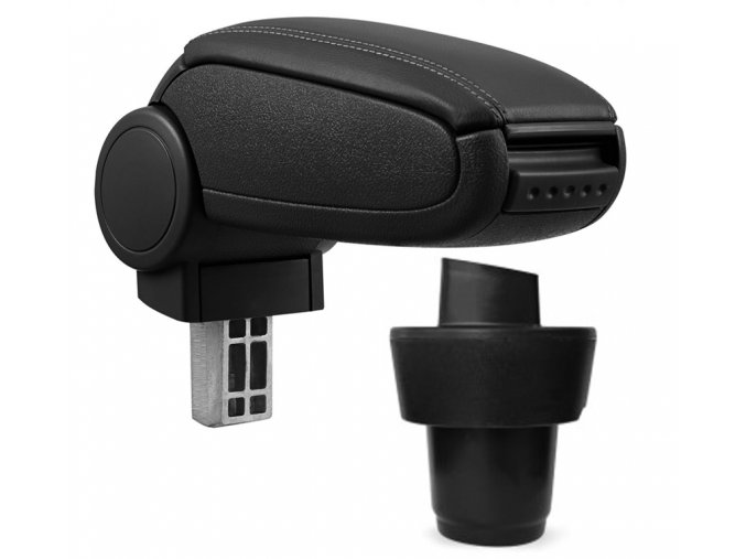 Lakťová opierka VW UP, čierna, eko-koža