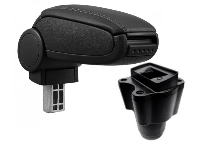 Lakťová opierka Dacia DUSTER 2018+, čierna, eko-koža