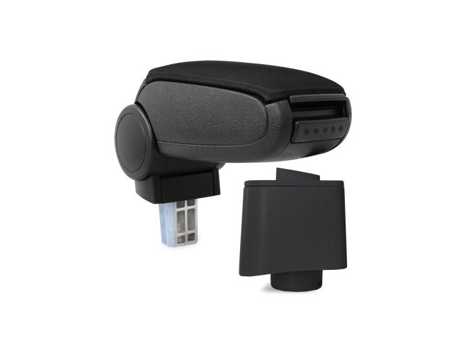 Lakťová opierka VW POLO 5 model 6R - plastový adaptér (Farba Čierna farba, Materiál Textilný poťah opierky)