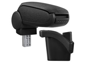 Lakťová opierka Renault MEGANE 2, čierna, textilný poťah