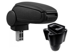 Lakťová opierka Dacia DUSTER 2018+, čierna, eko-koža