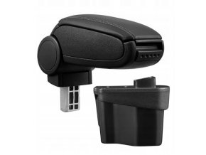 Lakťová opierka Kia RIO 3, čierna, eko-koža