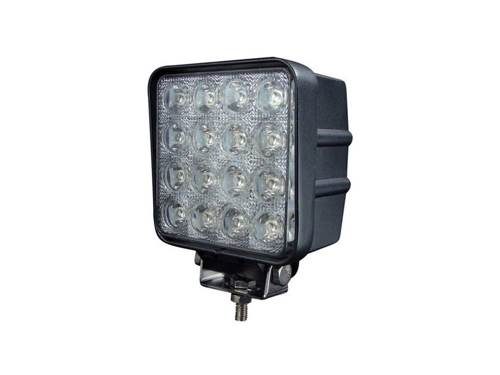 Epistar LED-Arbeitslicht, quadratisch, 48W, 3071 lm, 12/24V, IP67