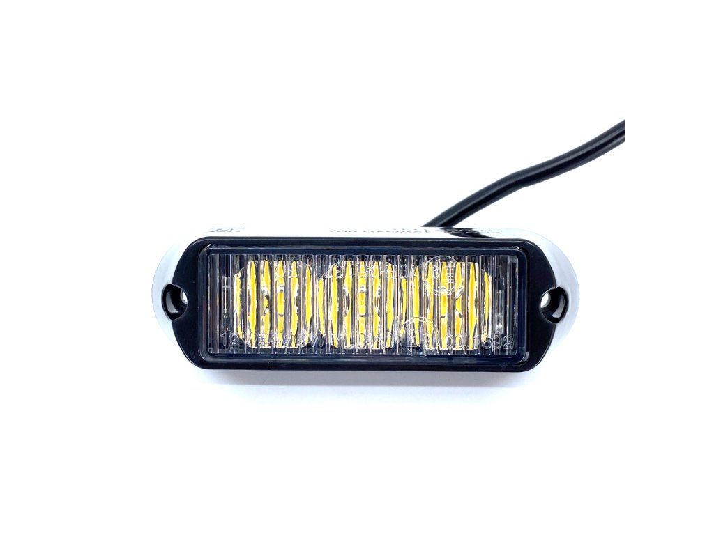 CREE LED Warnlicht, 9W, 12-24 orange, IP67 