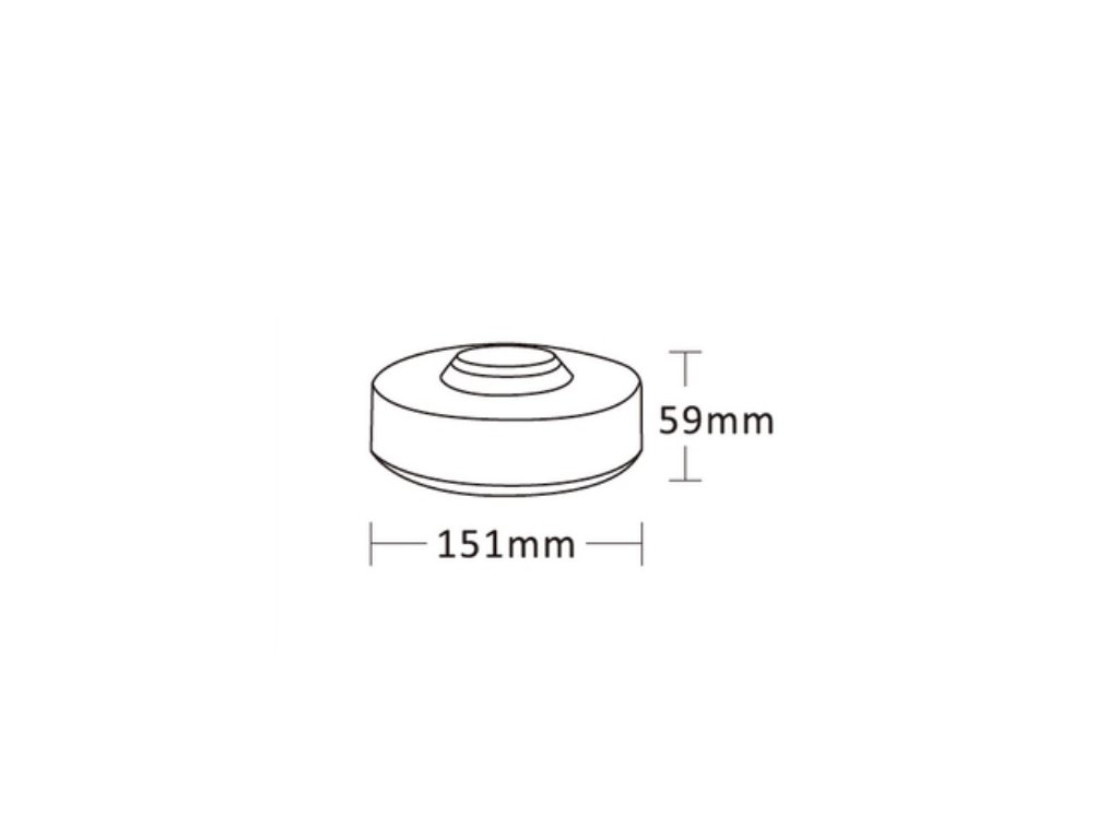 LED-Warnleuchte 5W mit Magnet, Zigarettenanzünderstecker, 3.5 m