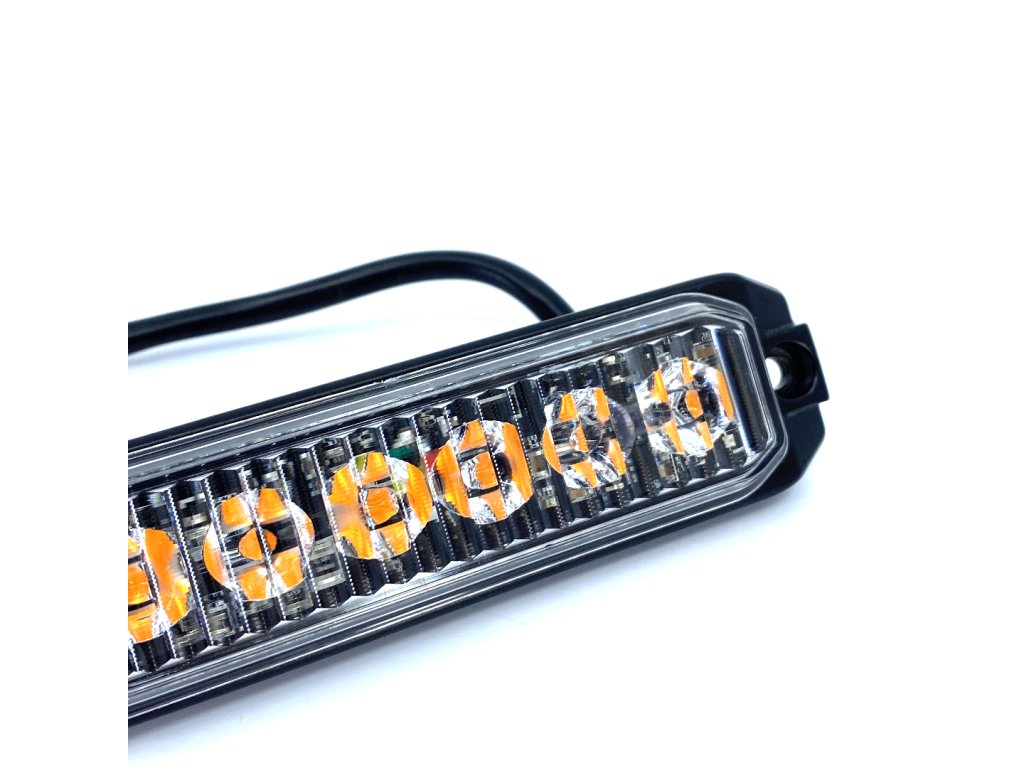 LED Warnlicht 6xLED, 18W, 4 Modi, 12/24V [L1893] 