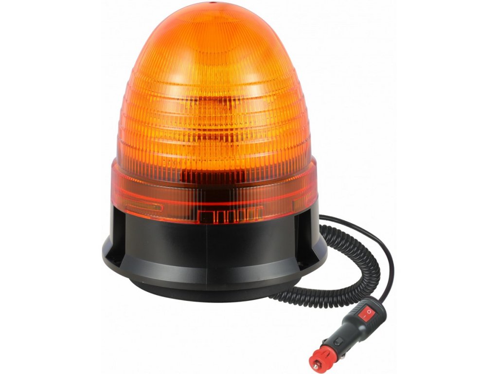 LED-Warnleuchte 20W, 24xLED, R65, R10, Magnet, 12-24V, 4 Modi, orange, IP67  [ALR0021-4] 