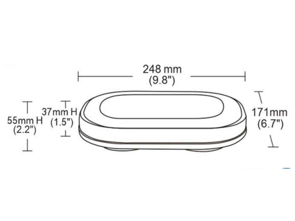 LED-Warnleuchte 53W, 60xLED, 3 Modi, Magnet, 12/24V, R10, R65, IP67  [BLK0049] 