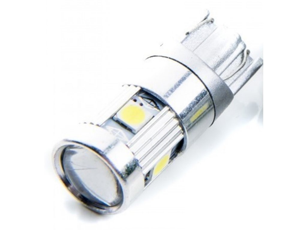 Einparts LED-Autolampe W5W, T10, 5SMD 3030, CANBUS, 9-16V, 6000K, 2er-Pack  [EPL199] 