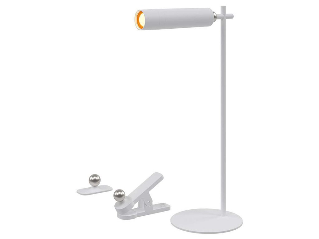 LED-Akku-Magnetlampe 3W, 300lm, 3 Montagearten, weiß