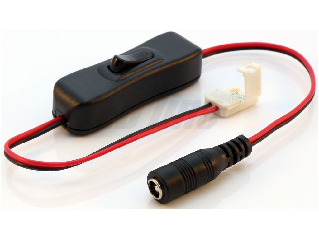 LED line® Flexibler Verbinder für LED-Streifen 8mm 2PIN mit Schalter  [243547] 