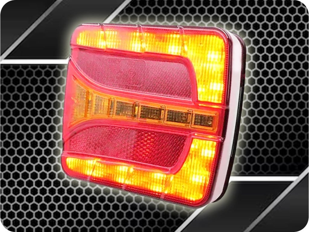 LED-RÜCKLEUCHTE 5 FUNKTIONEN, 12/24V, SCHRAUBMONTAGE, BAJONETTANSCHLUSS, LINKS, RECHTS